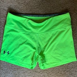 BOGO Under armour neon workout shorts